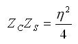 product of slot and dual antenna impedances equal to square of free space impedance over 4