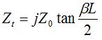 electrical impedance of transmission line