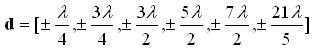 12 element non-uniform linear array