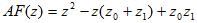 array factor written as a function of the nulls or zeros