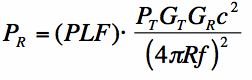 friis transmissions equations
