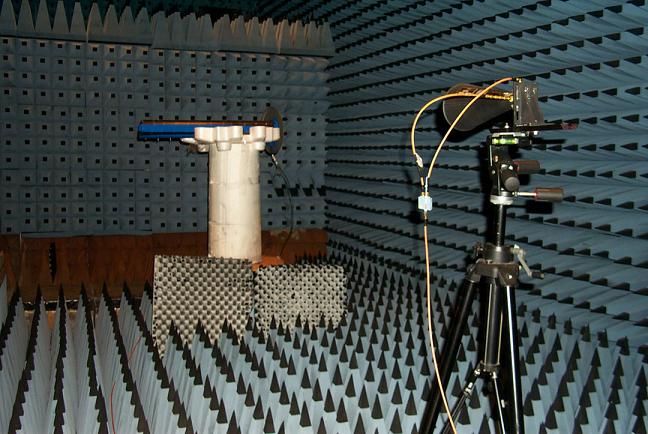 anechoic chamber used in antenna measurements